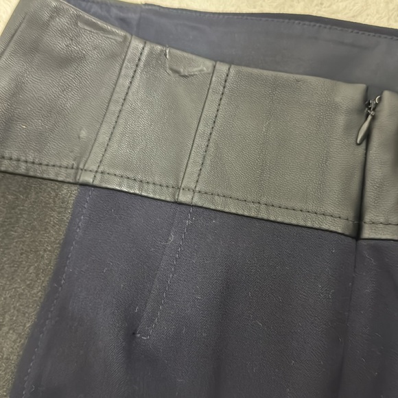 Express Gray and Blue Midi Pencil Skirt - Picture 7 of 8